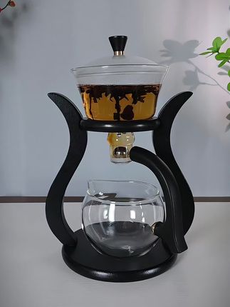 #我要上热门 #懒人玻璃茶具套装半自动泡茶器耐热透明功夫茶壶茶杯套装家用会客 #玻璃茶具 #茶具 #泡茶器 @DOU+小助手 @DOU+上热门