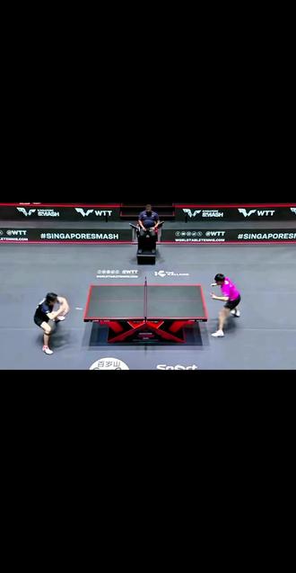 振聋发聩:有没有擦边,球员很清楚!#王楚钦 #林昀儒 #新加坡大满贯 #孙颖莎