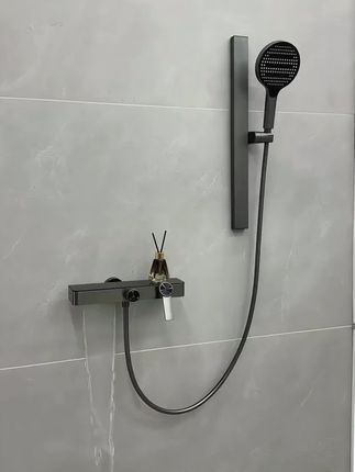 【免费安装】枪灰色简易无顶喷增压全铜分体式家用卫浴淋浴花洒套装#淋浴花洒 #花洒 #花洒套装 #淋浴套装 #淋浴套装花洒