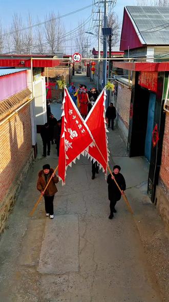 下午一点半,孙村集合,高跷表演跳大板等项目……#中国非遗 #高跷表演 #农村生活 #高跷会 #我的乡村生活