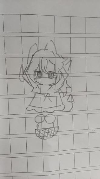 #纸绘 #画渣本渣大灰狼好丑啊,画的太丑