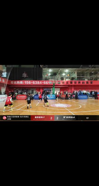 第二战,对战莱飞跃奇迹U8,43比25,居然和我奥体育上的数值不一样,#篮球赛事高光时刻