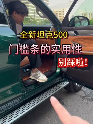 22-26款坦克500hi4t/hi4z雪花纹门槛条不锈钢专用改装迎宾踏板#车品 #汽车好物 #越野车 #改装升级