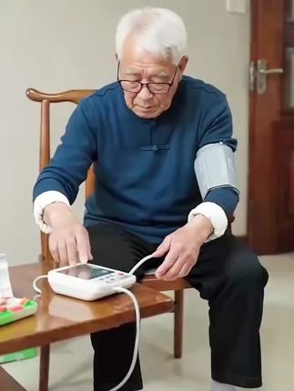 海尔臂筒式医用全自动电子血压计血压测量仪精确家用正品血压仪器#三高 #高血压 #血压监测 #电子血压计 #臂筒式全自动电子血压计