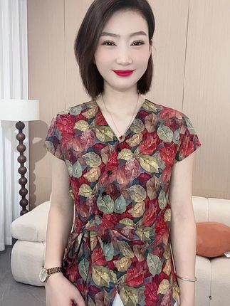 #谁穿谁好看 #面料柔软舒适 #夏季穿搭 #时尚妈妈精选 #减龄气质