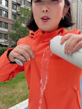 #必迈#加绒软壳外套#跑步