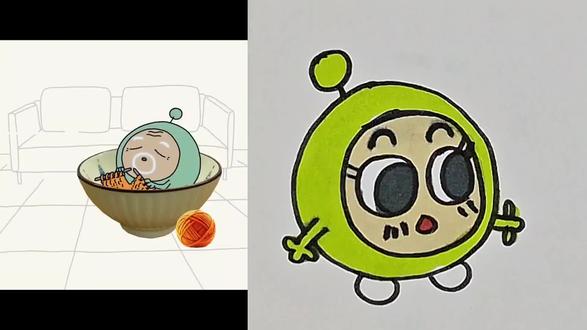 爷爷哄孙女#简笔画 @抖音小助手 @抖音创作者中心 @抖音青少年