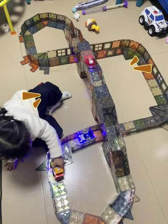 教程来喽#磁力片 #磁力片轨道 #是时候展现真正的技术了