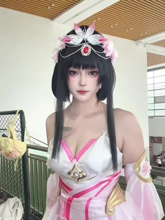 后台依旧很硬… #半点心dj #游园惊梦 #王者荣耀 #甄姬 #cos