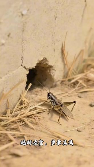 《蟋蟀》
“蟋蟀在堂”宣告岁暮,“今我不乐,日月其除”的警醒与“好乐无荒”的节制,在唐风中达成一种清醒享乐的生存智慧。#古装 #古风 #古诗词