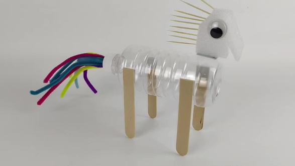 马年小马拼装教程#手工diy #科技小制作 #创意diy #手工教程 #手工达人