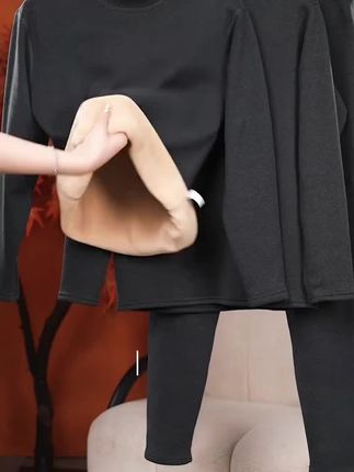 啄木鸟男士保暖内衣套装加厚加绒高领羊羔绒睡衣男秋衣秋裤秋冬季#冬季穿搭 #保暖内衣 #秋衣秋裤 #面料柔软舒适 #品质男装