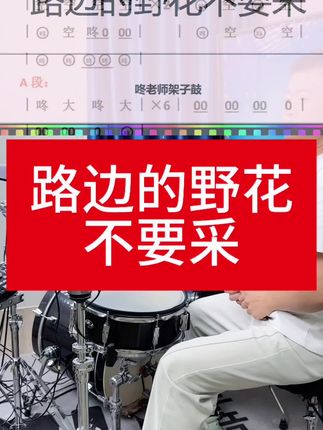 100首汉字数字鼓谱书,每一首都有高清视频讲解,示范,动态鼓谱,喜欢的拍吧#一起学打鼓 #架子鼓教学 #架子鼓 #咚老师架子鼓教学