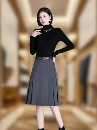 #优雅气质 #气质女神穿搭 #高级感穿搭 #半身裙 #气质半身裙