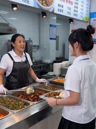 拿捏食堂阿姨 #豆包 #豆包ai