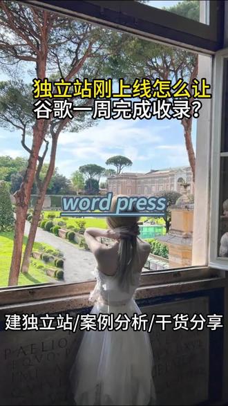 独立站刚上线,如何让谷歌一周内收录#独立站搭建#外贸独立站#跨境独立站#外贸建站#wordpress