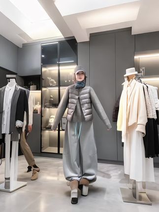 #高级感穿搭 #羽绒服马甲 #白鸭绒马甲 #90白鸭绒马甲 #秋冬穿搭