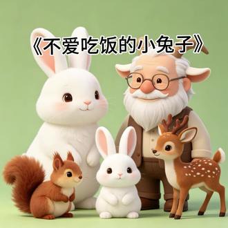 #绘本故事《不爱吃饭的小兔子》
#3~6岁儿童睡前故事