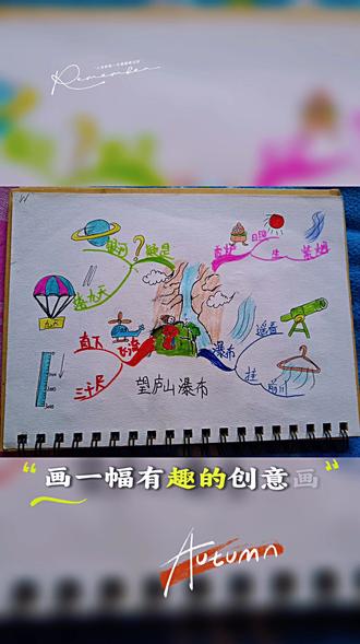 【望庐山瀑布】思维导图 李白在庐山“开了个脑洞”,把瀑布写成了“外星来物”
你小时候背《望庐山瀑布》,是不是只觉得“三千尺”很长?
看了这张图才发现,李白根本不是在写瀑布——
他是把庐山当成了“科幻片场”,把瀑布玩成了“宇宙级特效”。
第一步:给太阳加个“紫烟滤镜”
李白往庐山脚下一站,先看太阳:
“日照香炉生紫烟”——
他直接给太阳装了个“烟雾发生器”,
把庐山的香炉峰,变成了会冒紫烟的“神仙灶台”,
连旁边的小神仙都看得津津有味。
第二步:用“望远镜”看瀑布
他掏出“望远镜”一瞧:
“遥看瀑布挂前川”——
这哪是瀑布啊,明明是把一匹白绸挂在了山前,
连晾衣架都给画出来了,
估计李白心里在想:“这‘布料’够做件仙人的衣裳了。”
第三步:把瀑布“发射”到九天
最绝的是这一句:
“飞流直下三千尺,疑是银河落九天”——
他掏出“刻度尺”一量,好家伙,三千尺!
直接把瀑布当成了“银河的水龙头”,
还派了直升机、降落伞去“九天”查探,
连外星都来凑热闹:“这银河怎么‘漏’到地球了?”
原来李白不是“写诗”,是在“拍科幻片”,
他把眼睛变成了相机,把想象力当成了特效,
让一千多年后的我们,还能跟着他一起“上天入地”看瀑布。