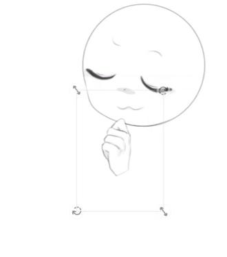 #想到啥画啥 #harlequin #怪胎马戏团 #日常瞎画 #指绘 那个形酷似动物的耳朵 这边就画成小猫啦 剩下的那两撮 是粘贴在后面 挡住了哦 不是剪掉了