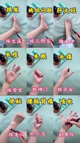 足部穴位推拿,每天按一按,赶走淤堵人轻松 #穴位养生 #手部穴位 #穴位小窍门 #刮痧好物推荐 #面部刮痧板