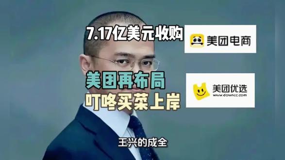 美团7.17亿美元收购叮咚买菜 唯一上岸的卖菜企业#行业大揭秘 #美团 #叮咚买菜 #王兴 #收购