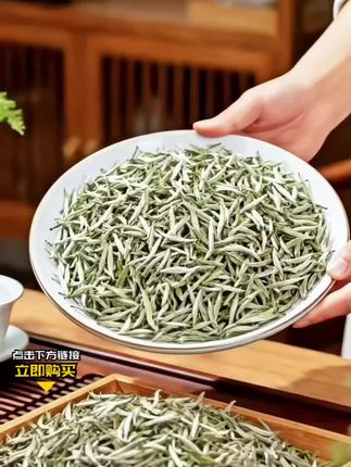 9A级明前全芽白毫银针:春日头采的毫香珍礼 甄选明前茶树首拨嫩芽,每一根皆为完整单芽,满披银毫如霜覆,成就9A级严苛品质。 沸水轻注,芽头在杯中缓缓挺立,茶汤澄澈如春日晨露,浅黄透亮。入口是清甜的毫香与兰韵交织,回甘清甜绵长,无一丝杂味。从茶园头采的鲜嫩,到杯中绽放的雅致,每一口都是春日最纯粹的馈赠,无论是自饮品赏,还是礼赠挚友,皆是茶中佳品。#福鼎白毫银针#白毫银针#召唤茶友#口粮茶推荐#新茶上市