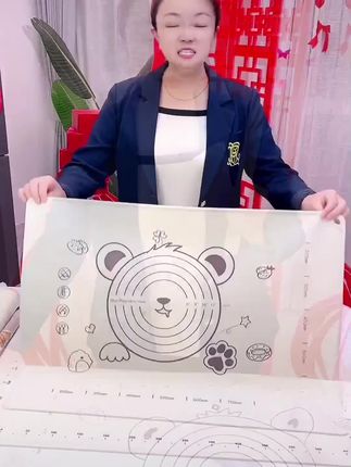 【送切面刀+擀面杖】加厚不粘硅胶面板防滑不沾面刻度硅胶垫揉面垫#做美食 就用硅胶揉面垫