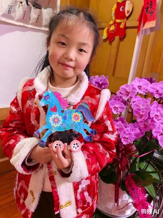 小学生马年寒假作业:“动起来”的骏马,真俊呀✌