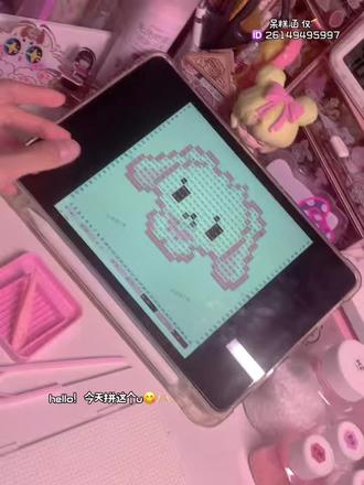 拼豆小女孩,最成功一次