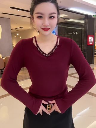 #只做高品质 #百搭显瘦 #打底衫显瘦 #洋气小衫