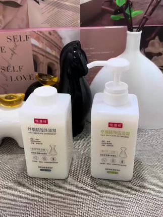 丝绸精致洗涤剂 恒源祥真丝香云纱桑蚕丝专用洗涤剂护色固色柔顺丝绸洗衣液清洁剂 #春夏洗护 #丝绸洗涤剂 #洗护好物 #好物种草