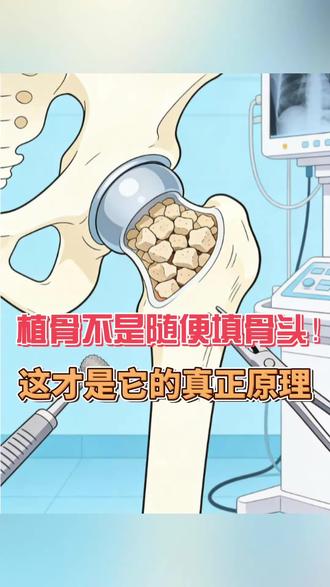 植骨不是随便填骨头?这才是它的真正原理!#抖出健康知识宝藏#医疗健康创作训练 #women的健康我们帮 #医学知识科普 @郭家全主任骨科团队 #科普健康知识
