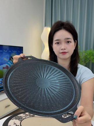 #烤盘 #麦饭石烤肉盘 #烤肉盘 #超便宜超划算 #在家吃烤肉