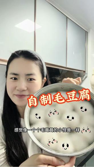 #记录我的生活 #毛豆腐制作方法 #我的美食日记 今日化身毛豆腐主理人,毛绒绒的毛豆腐真的太可爱啦!
