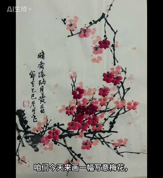 笔尖落墨,寒梅破纸而出
从勾勒枝桠到点染花蕊,沉浸式解锁国画写意梅花的完整创作过程
没有复杂技法堆砌,只有传统笔墨里的疏影暗香
愿这枝寒梅,能在冬日里为你捎来一抹雅致诗意
#国画梅花 #传统绘画 #写意花鸟 #绘画教程 #我的日常兴趣爱好