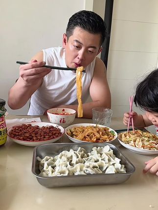 新鲜凉皮开袋即食#凉皮