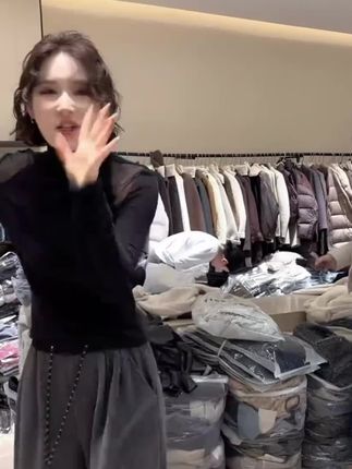 纯欲风设计感网纱露肩双面德绒打底衫女2025新款秋季韩版长袖T恤#打底衫 #打底衫女 #打底衫搭配 #打底衫显瘦 #打底衫推荐