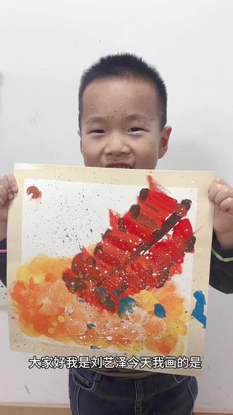 3-4岁艺术启蒙|鞭炮齐鸣#艺术启蒙 #爱画画的小朋友 #儿童绘画 #画画其实很简单 #画画🎨