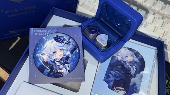 芙宁娜耳机开箱#原神创作者激励计划 #原神攻略 #芙宁娜 #芙宁娜耳机