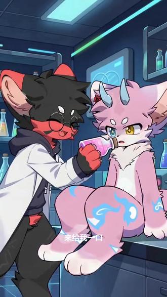 #AI实验室可爱药剂事件 #随变ai随便玩 #随变app #兽设绘画