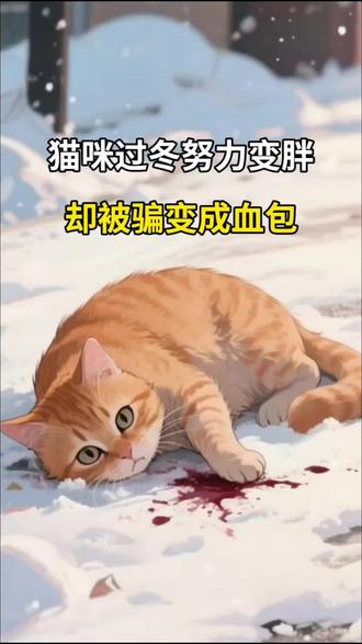 猫咪过冬努力变胖,却被骗变成血包#猫咪#流浪猫#保护动物