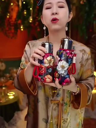 #彩绘保温杯#不锈钢保温杯#携带方便