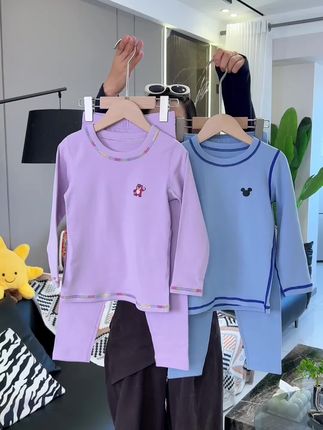 巨好穿的儿童秋衣秋裤套装!一整个款式太上档次了!#高品质童装 #儿童家居服 #儿童秋衣秋裤 #儿童保暖套装 #面料柔软舒适