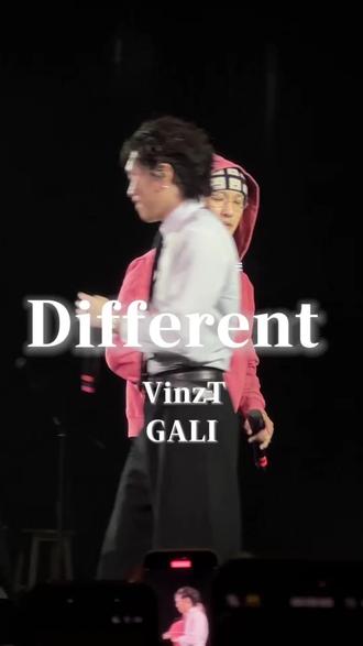 #live现场 #gali #vinzt 合作曲《Different》