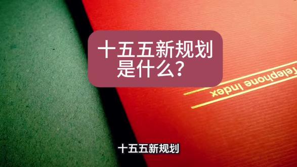 47、十五五新规划是什么?#原创视频