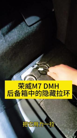#汽车冷知识分享 #创作者中心 #创作灵感 #用车小知识分享 荣威m7后备箱内有一个隐藏拉环,有人知道它是什么功能吗?#荣威M7