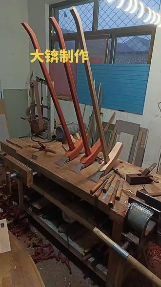 大锛半成品展示!#实用工具#带你玩木头