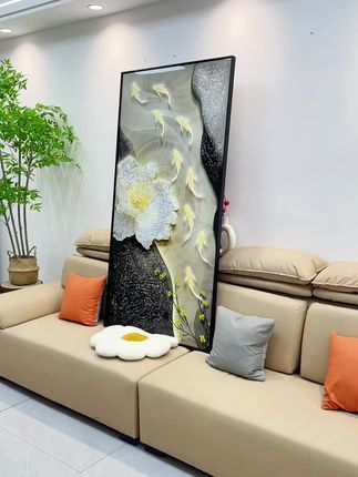 #装饰画 #家居挂画 #玄关装饰画 #晶瓷装饰画 #走廊过道挂画