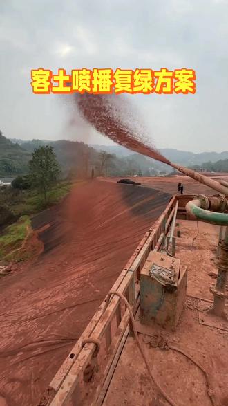 客土喷播复绿施工你了解吗?#客土喷播 #边坡绿化 #喷播种草 #喷播多少钱一平方 #客土喷播方案